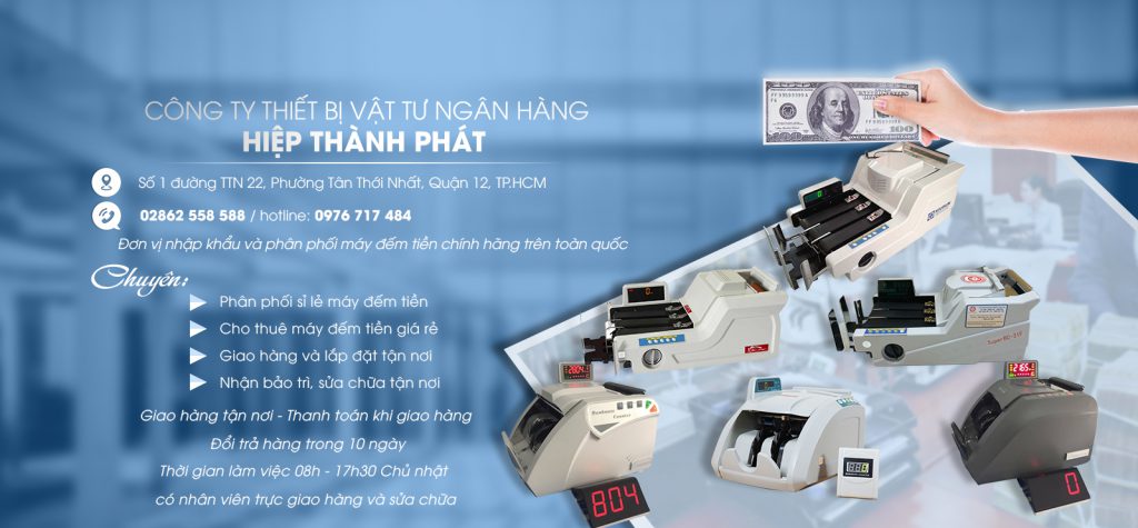 máy đếm tiền tại nhà bè