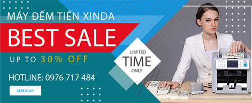 máy đếm tiền xinda