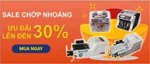 máy đếm tiền ngân hàng sacombank