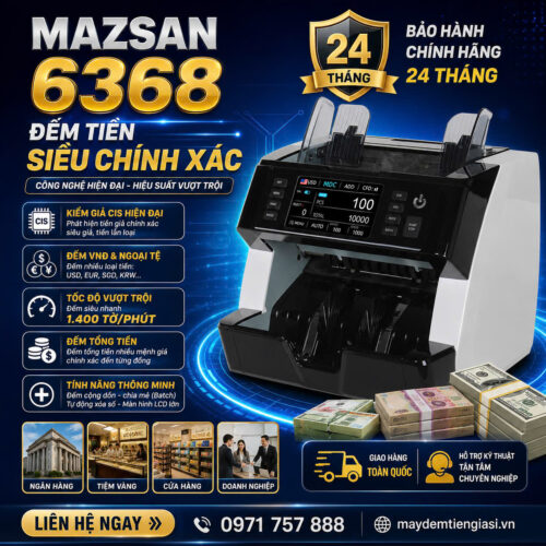 may dem tien mazsan 6368